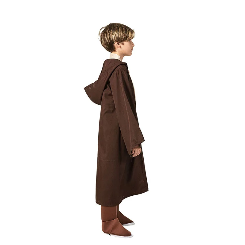 

Boys Jedi Knight Robe Children Movie Anime Characters Role Play Suit Kids Halloween Cosplay Party Performance Make Up Costume