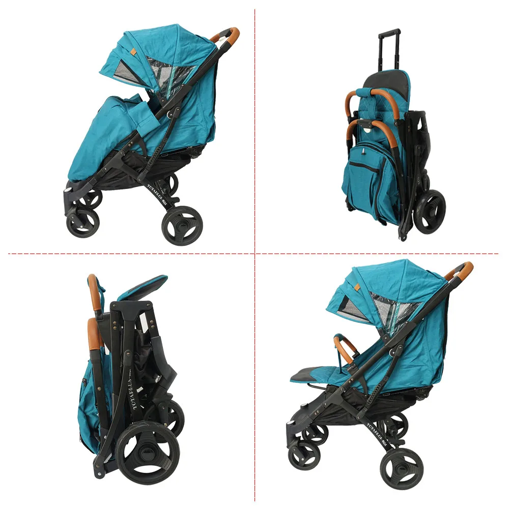 Baby Stroller Yoya Plus Max Lightweight Pram Foldable Trolley Portable Pushchair Baby Carriage Ship From Spain With Foot Cover