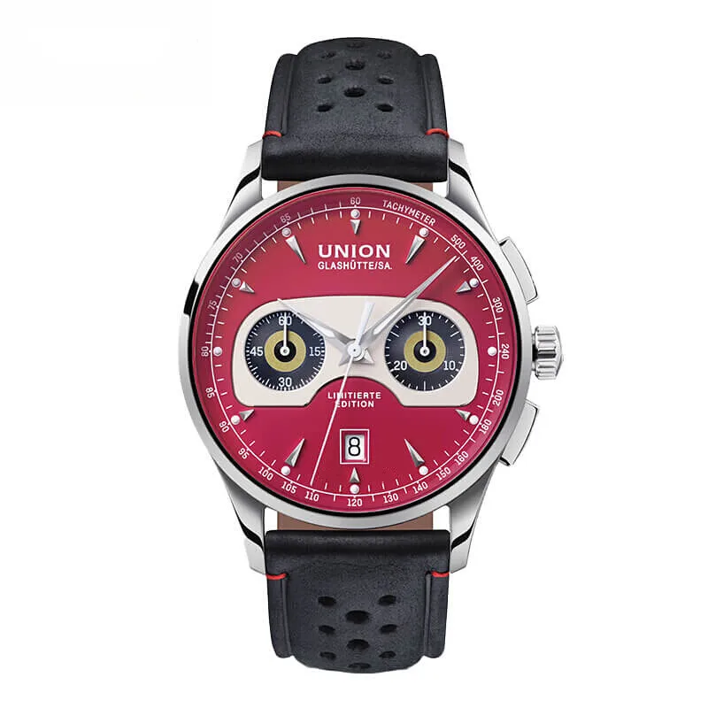 

Hot Sale New UNION Watch Noramis Collection Vintage Casual Top Leather Quartz Men's Watch Luxury Limited Edition Owl Chronograph