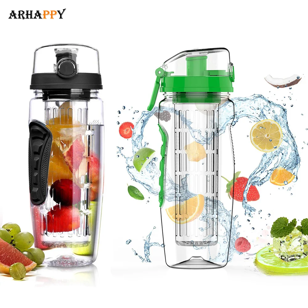 BPA бесплатная бутылка для фруктовой воды фруктовый инфузионный сок Спортивная