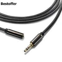 1 meter 10 meters aux dc 3 5mm male to female audio car nylon extension data cable