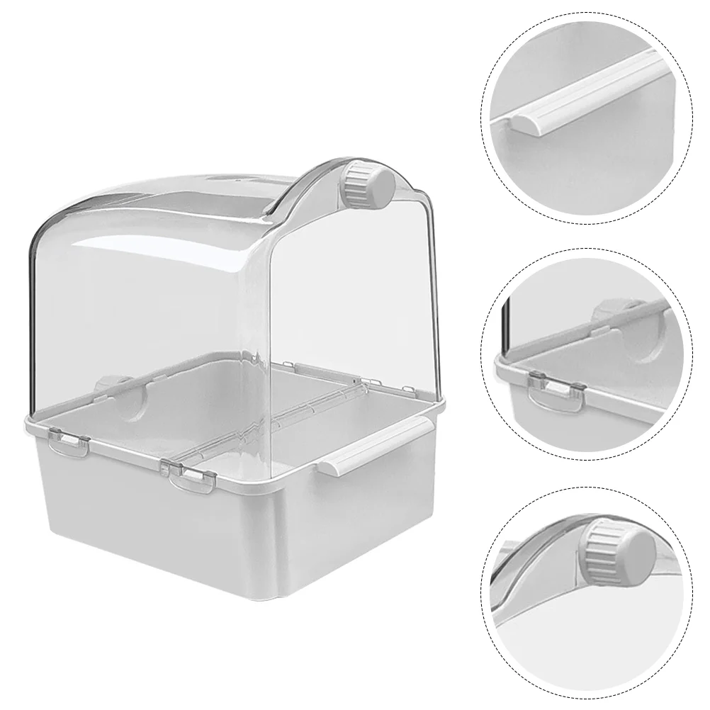 

1Pc Bird Bathtub Parrot Bathing Tub Cockatiel Parakeet Cleaning Basin Pet Supply