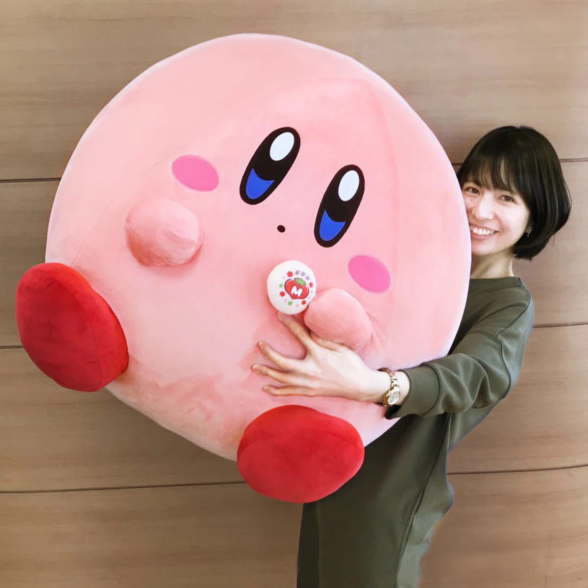Аниме игра Brave Kirby милая розовая Плюшевая Кукла Kawaii мультяшное изображение мягкие игрушки Рождественский подарок коллекция украшений