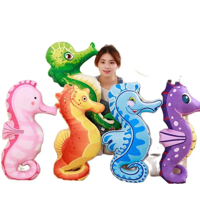 

80 см Kawaii мягкая Набивная игрушка Aninmals морская лошадь плюшевая кукла подушка игрушка подарок на день рождения для детей