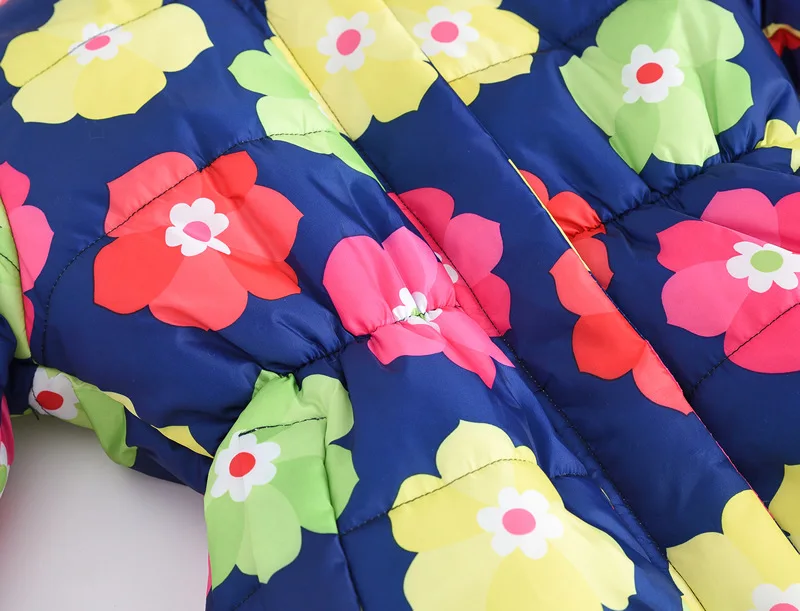 Girls Christmas Costume Jacket Printed Thick Kids Outerwear Clothing Autumn Winter Hooded Coats Children Hoodie For 3-10 Years