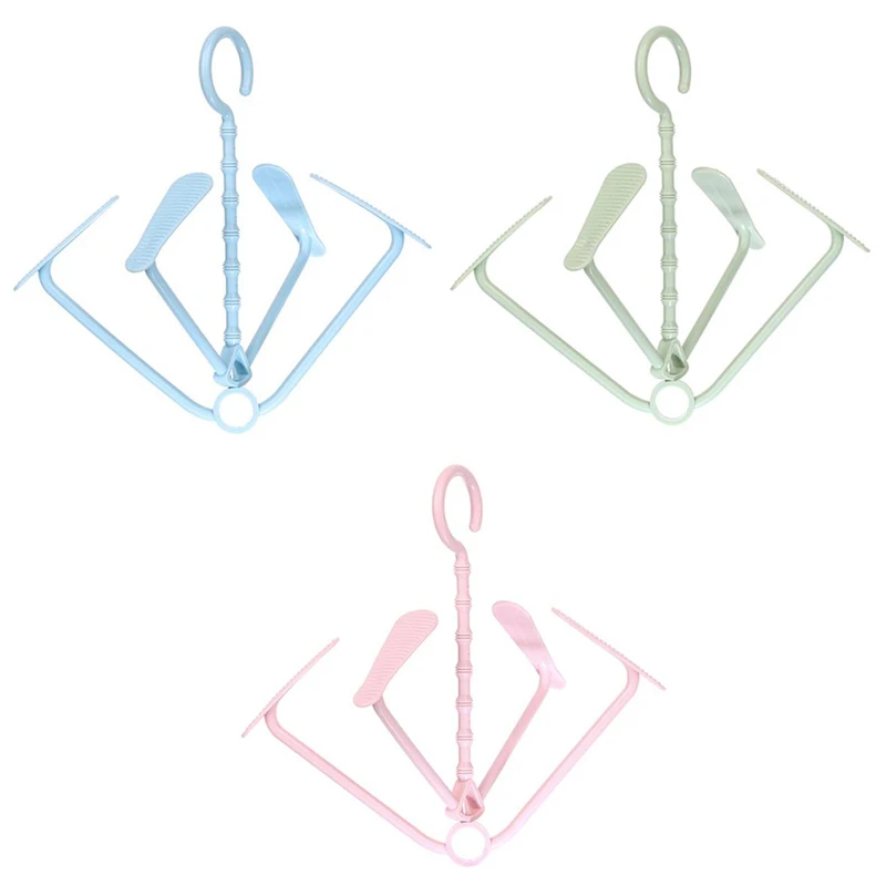 Пластиковая вешалка для обуви сушки нижнего белья крюк небольшая стойка