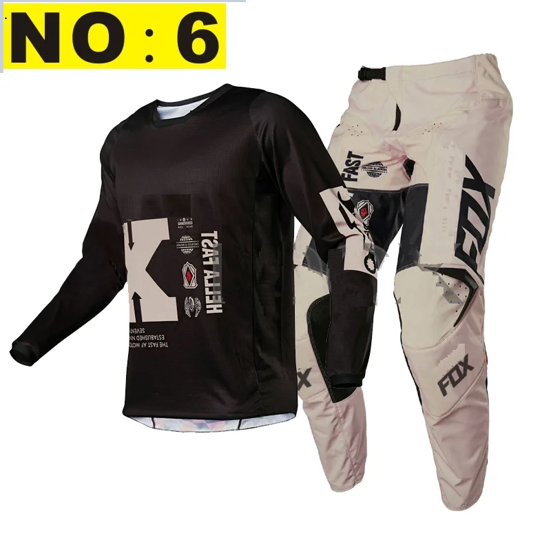 

NEW 2021 downhill dirt bike gear set motocross jersey pants FOX 180 enduro mx combo motorbike clothing flexair Off Road mtb