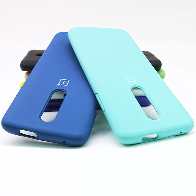 Оригинальный чехол для Oneplus 6 T из жидкого силикона мягкий One Plus 1 + с полной защитой