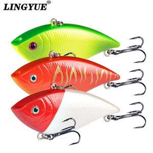 Жесткие рыболовные приманки LINGYUE, 1 шт., 7 см11 г, кренкбейты, длинный воблер, 8 цветов, приманка для рыбалки