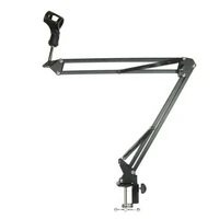 mic stand microphone suspension boom scissor rack adjustable for studio broadcasting stages and tv stations1 pcs
