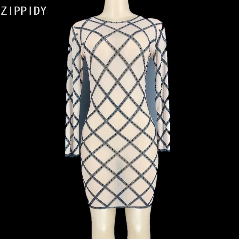 

Черные стразы, прозрачное короткое платье, наряд для дня рождения, выпускного вечера, женское платье для танцев, YOUDU