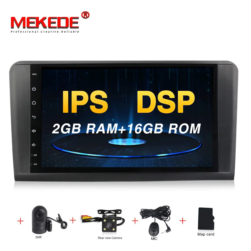 16G DVD CAMERA DVR MEKEDE 9''Android 9,0 DSP 4 ГБ Автомобильный DVD gps плеер для Mercedes Benz ML W164 W300 ML350 ML450 ML500 GL X164 G320 GL350 GL450 GL500 - Цвет: 16G DVD CAMERA DVR