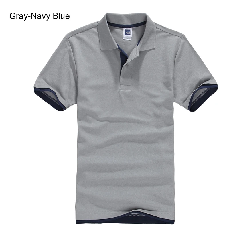 

Plus Size XS-3XL Brand New Men's Polo Shirt High Quality Men Cotton Short Sleeve Shirt Brands white polo shirt Mens Polo Shirts