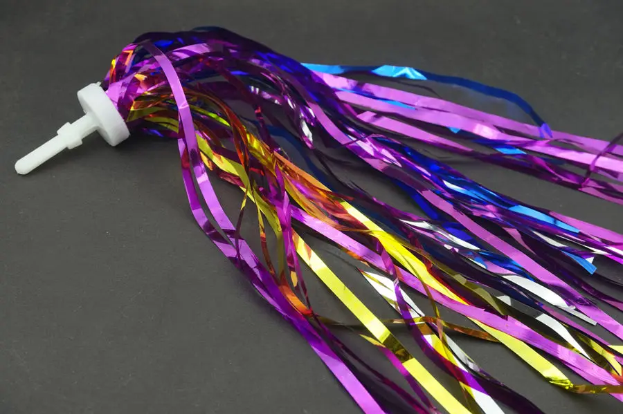 Детские рули для велосипеда разноцветные ленты с кисточками 2x | Инструменты