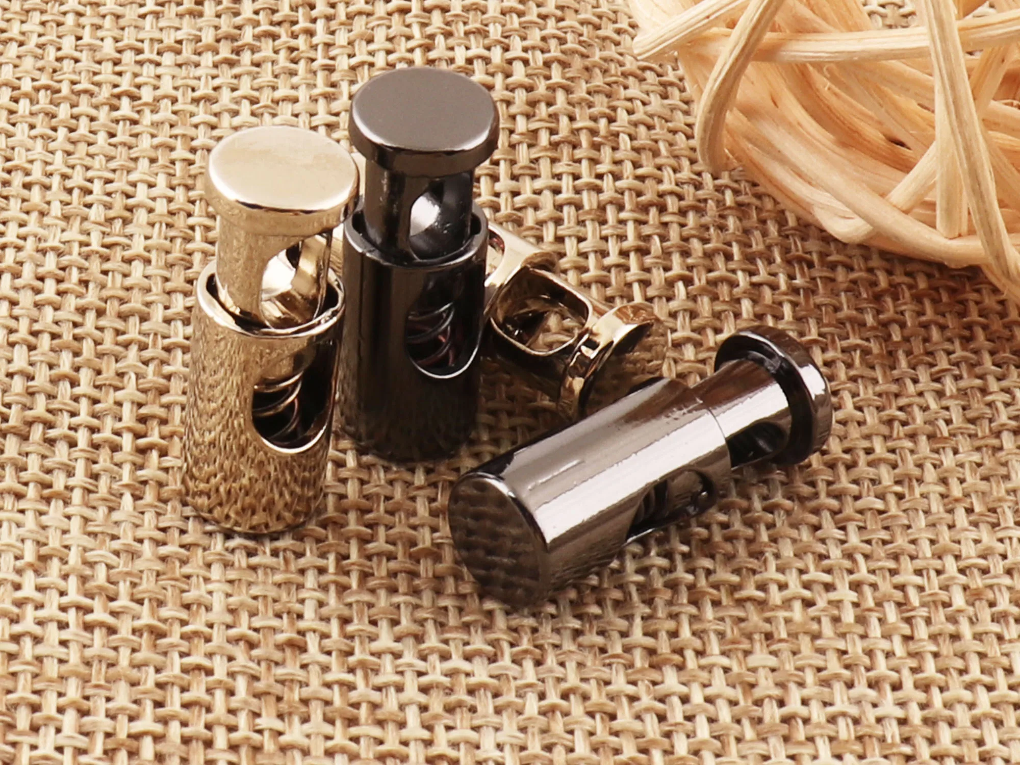 20 шт. Серебряная/металлическая двойная бочка пружинная Пряжка для стопора