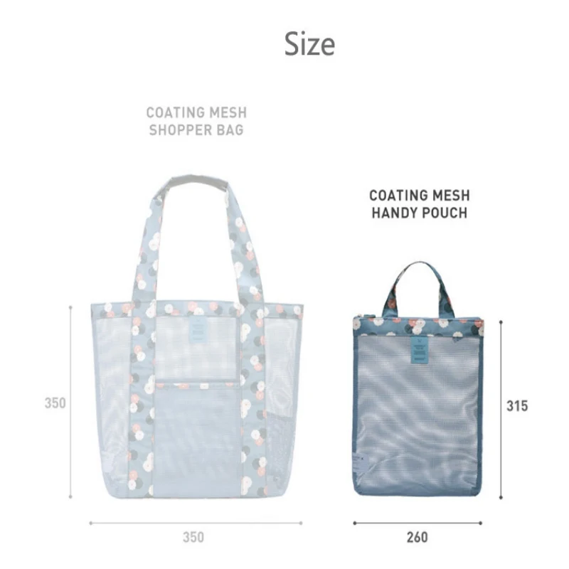 

Large Capacity Women Mesh Transparent Bag Shoes Storage Bag Picnic Beach Bags Swimming Sports Handbag Totes