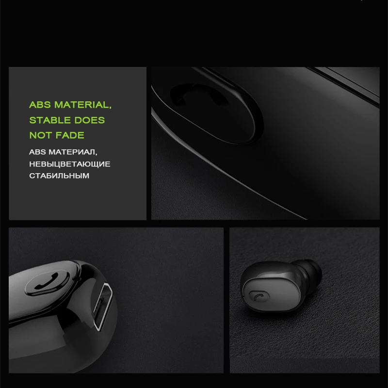 M & J Мини Bluetooth наушники с микрофоном беспроводная гарнитура музыкальные V4.1