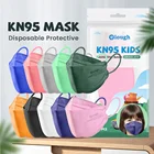 Маска kn95 детская ffp2mask, многоразовая, kn95, 10-100 шт.