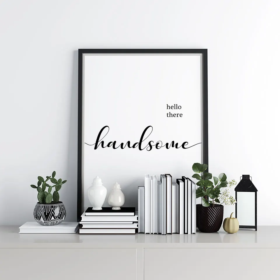 Здравствуйте там Мода постер Скандинавская Картина на холсте художественная