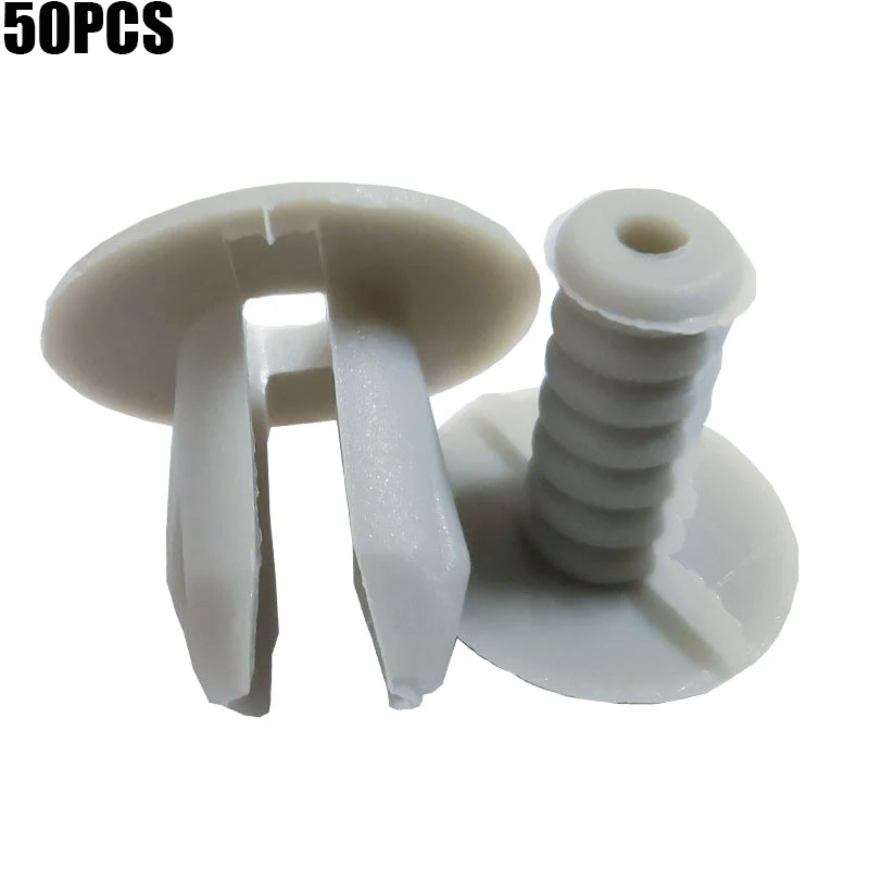 50 шт. Пряжка заднего бампера зажим радиатора серая отделка панели подкладка