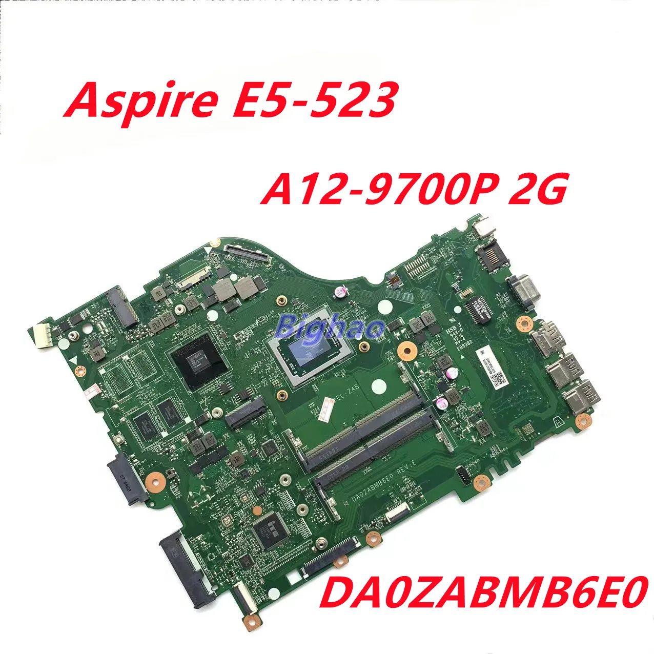 

NBGEQ11007 для Acer Aspire E5-523 E5-523G F5-522 Женская материнская плата для ноутбука DA0ZABMB6E0 ZAB W/E5-553 2G