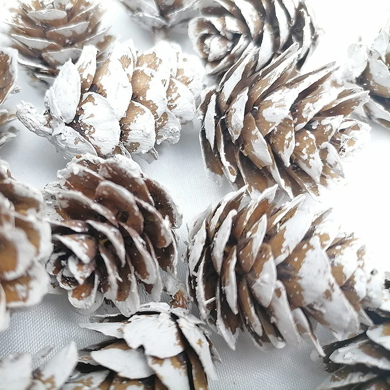 10Pcs Natural Dried Plants Pine Cone Artificial Flower For Home Christmas Decor DIY Garland Wreath Wedding Decoration Wholesale | Дом и сад