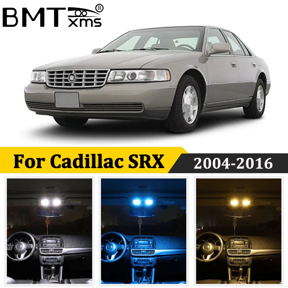 BMTxms для Cadillac SRX 2004 2016 Canbus светодиодный автомобиль внутренняя Карта Купол багажник