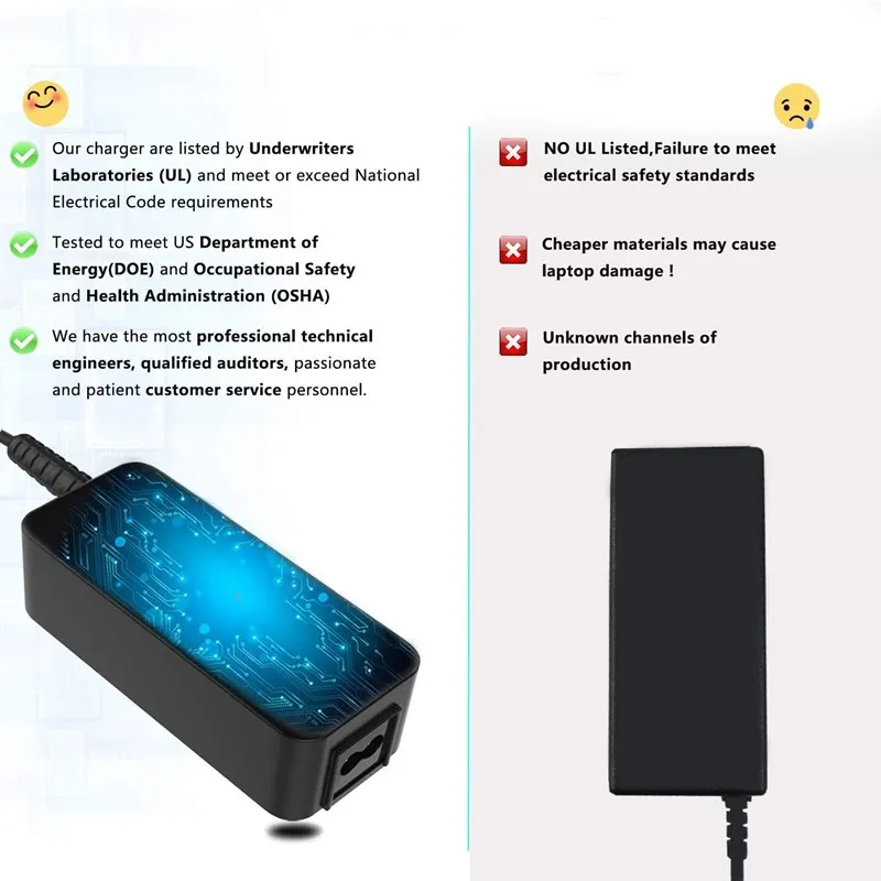 19V 2.37A AC Зарядное устройство для Asus VivoBook F524UA F524U F524 F512DA F512D F512FA F512F F512 ноутбук