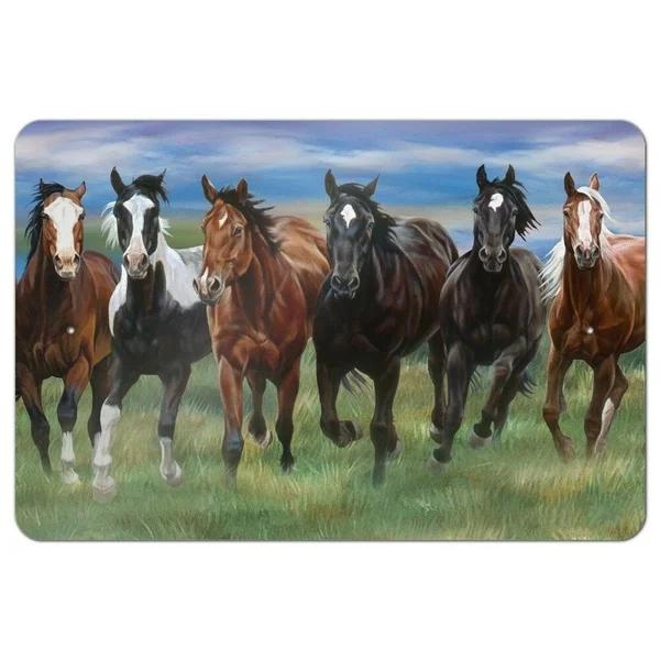 

Винтажный металлический жестяной знак лошади бегущие дикие дома Бар Кухня Ресторан Стена искусство вывеска для декора 12x8 дюймов