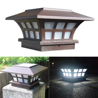 safe waterproof solar column headlight coffee garden light outdoor waterproof wall light for household public garden courtyard