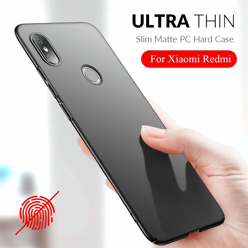 

Case For Xiaomi Redmi Note 8T 8 Pro 7 7A Slim Hard PC Anti-skid Matte Back Cover For Coque Xiaomi Mi 9T Pro 9 8 SE A3 Lite A2