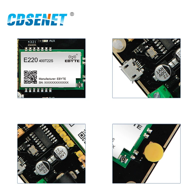 E220-400TBL-01 Test Board Kit for Wireless Serial Port Module E220-400T22S CDSENET USB Development Board RF Module