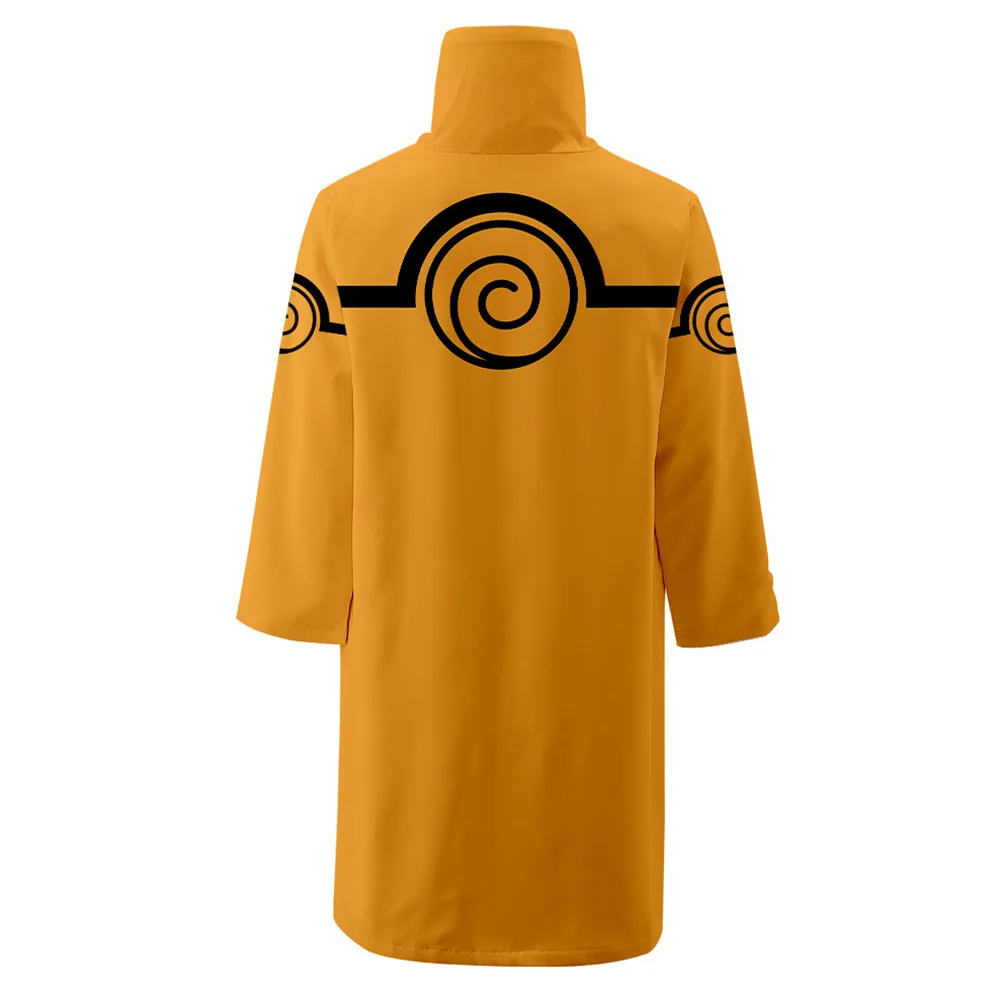 Костюм для косплея Акацуки длинный халат наряд на молнии карнавальный костюм