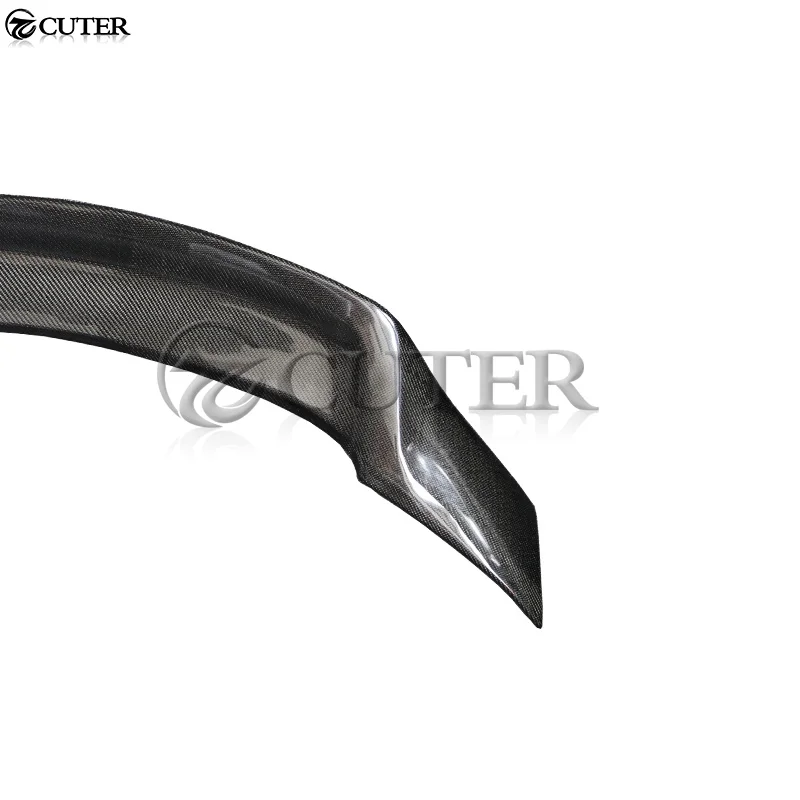 W205 r Стиль углеродное волокно задние крылья багажник спойлер для Mercedes-benz C300 C180 C200