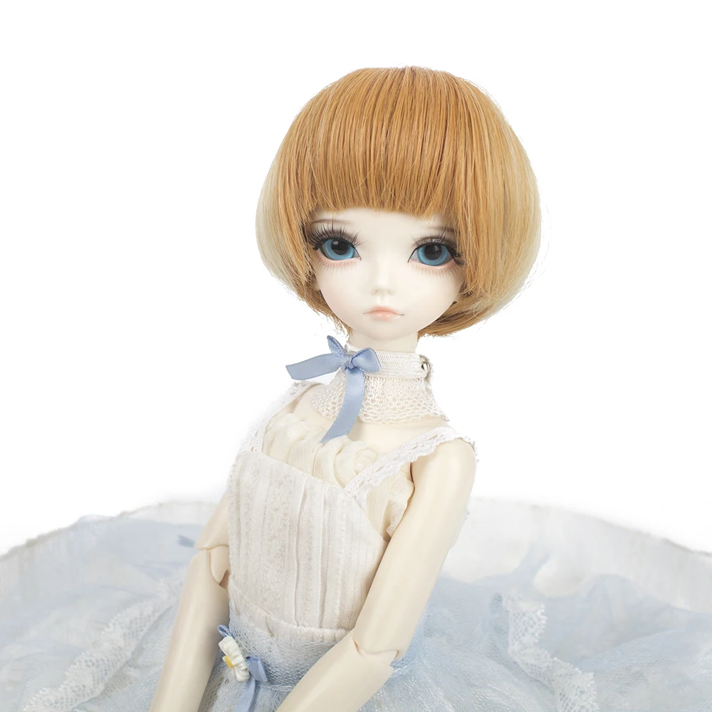 Парики из коротких волос с термостойкой проволокой цвета хаки коричневые