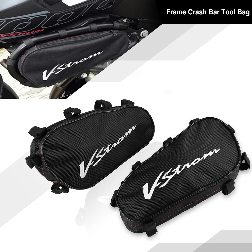 

Frame Crash Bar Waterproof Repair Bag Positioning Tool Bag Motorcycle For Suzuki V-Strom DL1000 V-STROM DL 1000 2014 2015-2021