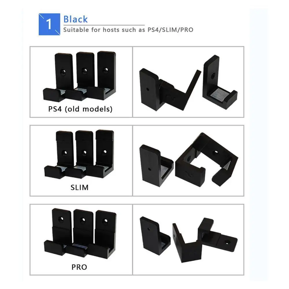 Настенный держатель для PS4 Pro с 3D принтом Playstation Самонарезающий геймпад Pad 4