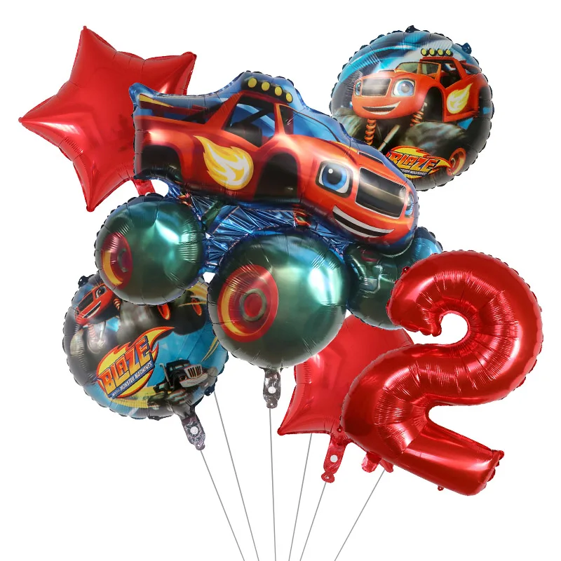 

Blaze Monster фольгированные шары 6 шт.