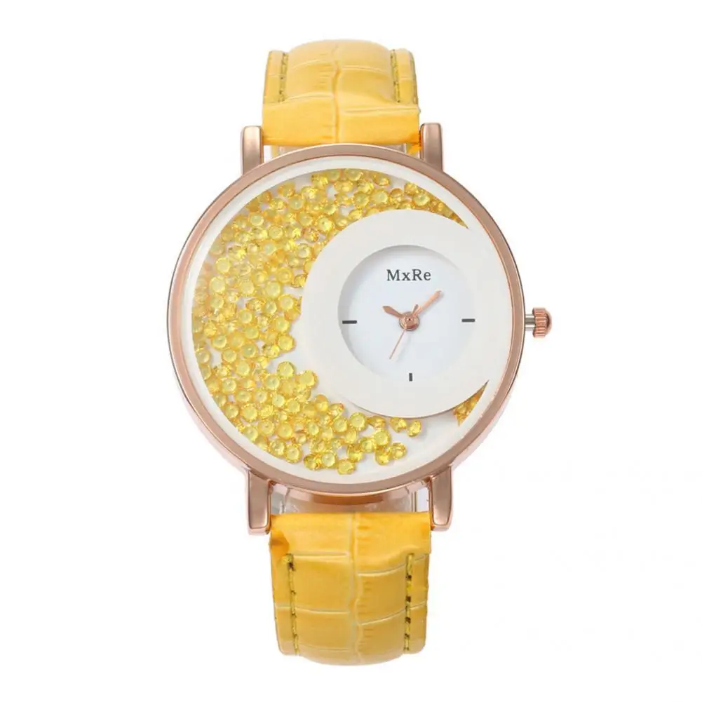 

New Top Luxury Brand Leather Quartz Watch Women Ladies Fashion Bracelet Rhinestone Wristwatches Clock female relogio feminino