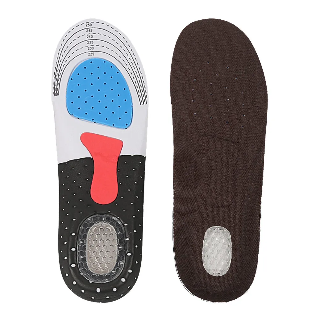 Спортивные гелевые стельки для бега мужчин женщин обуви ортопедическая