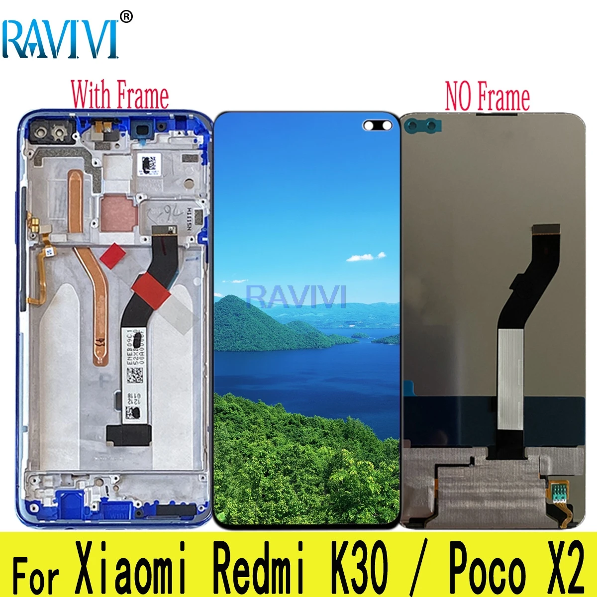

6.67" K30 LCD For XIAOMI Redmi K30 LCD Display Touch Screen Tested Digitizer Assembly For Xiaomi Poco X2