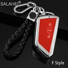 Чехол для автомобильного ключа из цинкового сплава и ТПУ, защитный чехол с полным покрытием, 3 кнопки, смарт-ключ для VW Volkswagen Golf 8 Mk8 2020 аксессуары для Skoda