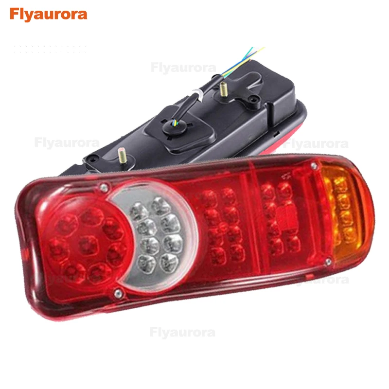 2x 12V 24V Car Truck LED Rear Tail Light Warning Lights Waterproof Lamp Tailight for Trailer Caravans UTE Campers | Автомобили и