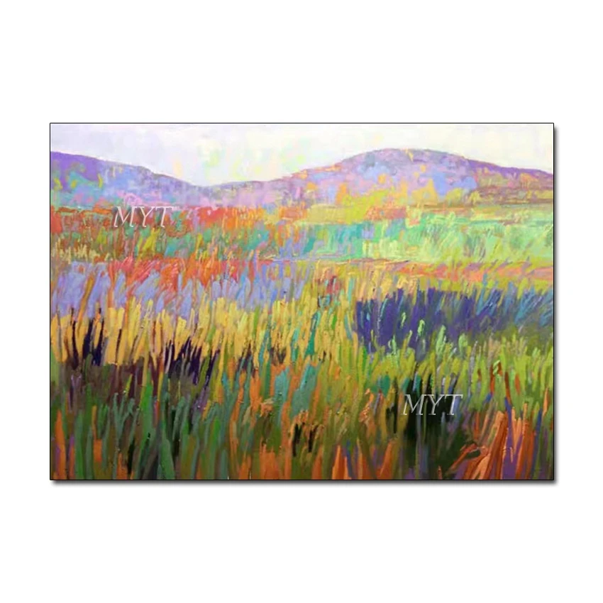 

No Framed Hand Painted Hand-Painted Natural Landscape Art Modern Oil Painting On Canvas Scenery Paintings Wall Picture Artwork