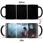 Кофейные кружки с полуобнаженной девушкой, чашка для чая, меняющая цвет, волшебная кружка, подарок, Сексуальная задница, двусторонняя печать, BSKT-081