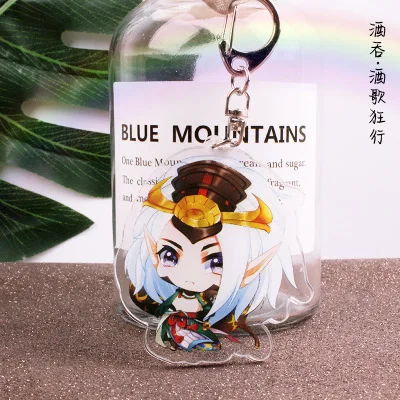 17 Аниме Onmyoji акриловый брелок демонический нож для девочек Gui shibay aoandou Ibaraki douji Модный милый кулон chaviro брелок ювелирные изделия - Цвет: 17