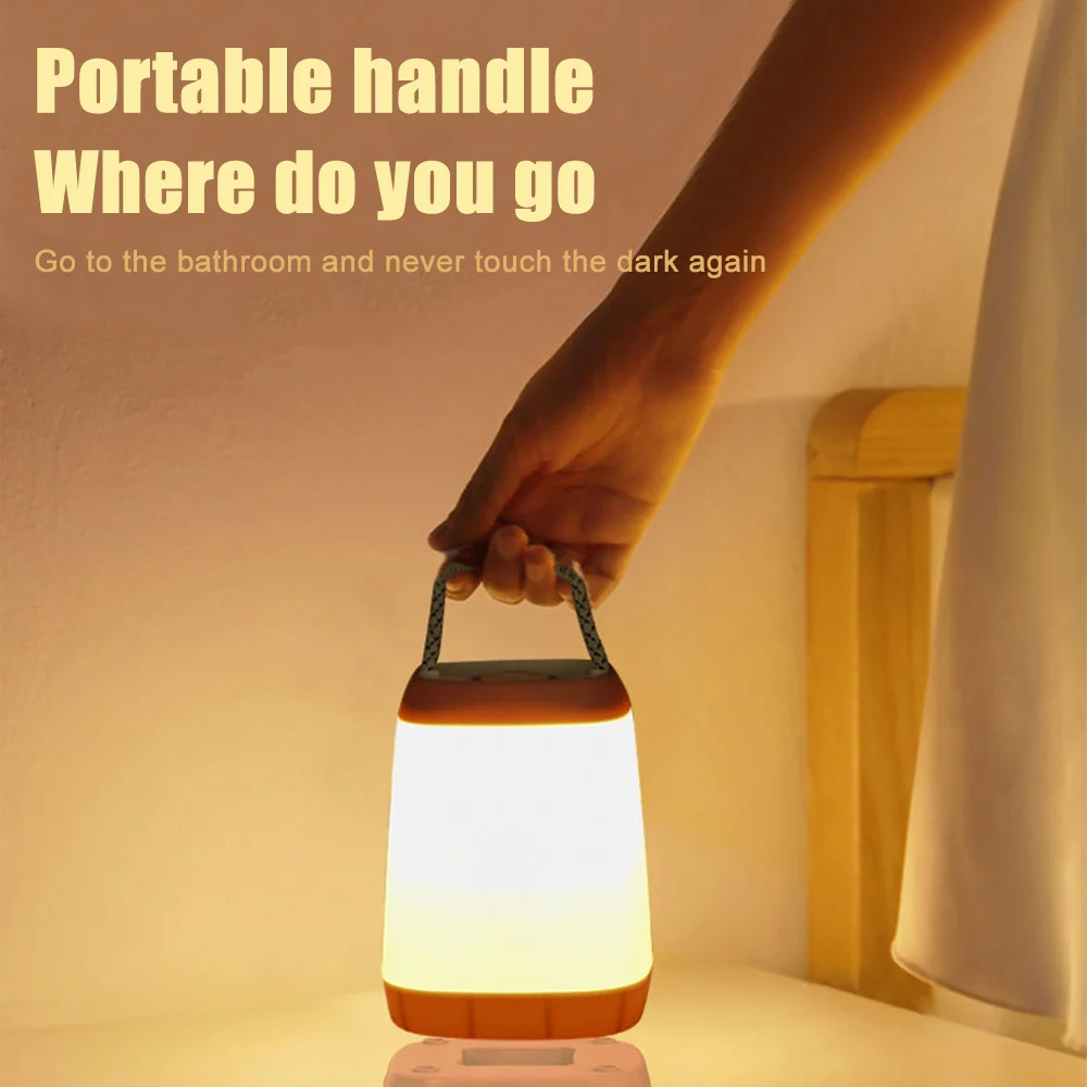 

Portable Dimmable Lanterns Eye-protected night light Battery /USB Rechargable Powered for Indoor Outdoor Camping Emergency Light