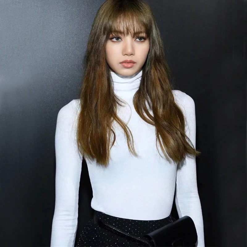 Женское боди с высоким воротником и длинным рукавом|Боди| |