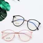 Модное сверхлегкое ретро оптические очки для мужчин и женщин очки для компьютерных игр, металлическая оправа, очки прозрачные очки солнцезащитные очки алюминиевая рама