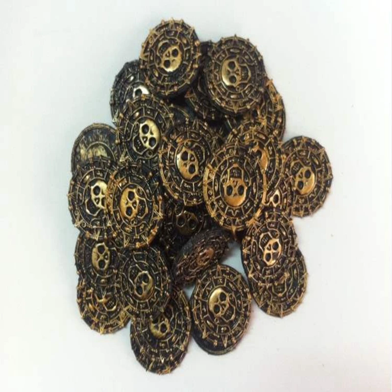 Реквизит для вечевечерние 10 шт./компл. сокровища в виде монет рождественский